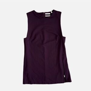 Babaton Aritzia Merlot purple Wade tunic sleeveless tunic - XS Nwot